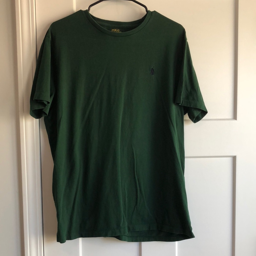 Polo by Ralph Lauren Men's Green T-Shirt